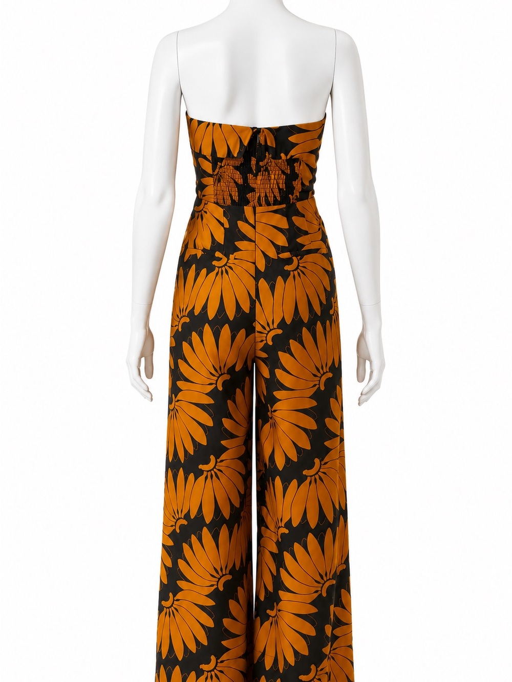 Yellow Copabanana Strapless Jumpsuit - Picture 6 of 8